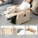Beige 45 Degree Electric Riser and Recliner Armchair for Comfort and Support by HOMCOM