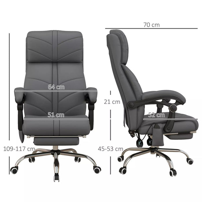 Image of a PU Leather Massage Desk Chair