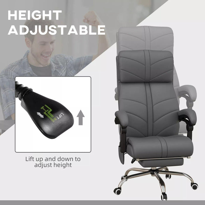 Image of a PU Leather Massage Desk Chair