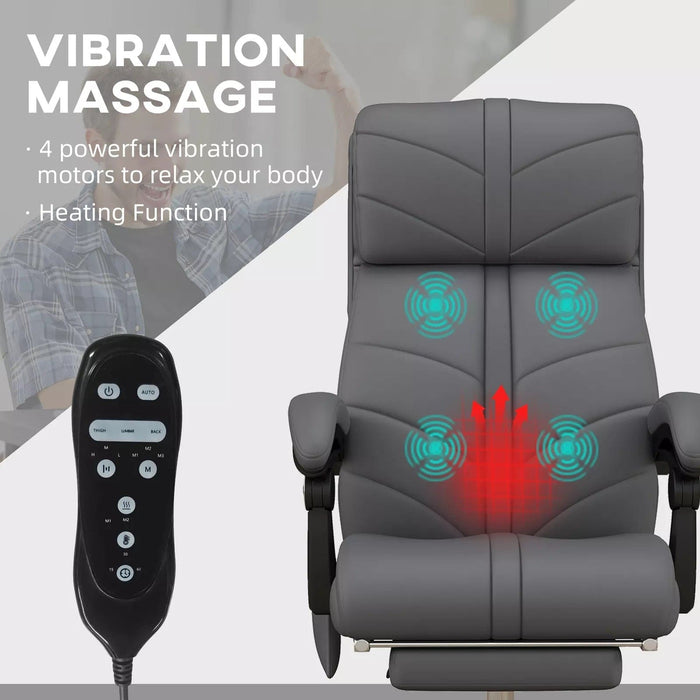 Image of a PU Leather Massage Desk Chair