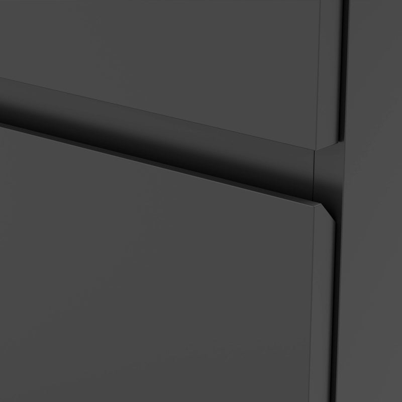 4 Drawer Chest of Drawers Modern Storage Unit for Bedroom Organisation, Grey