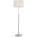 Adjustable Floor Lamp with Remote Control for Easy Reading and Relaxing Lighting Silver Beige