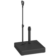 Black Garden Parasol Base with Adjustable Wheels and Handle Holds Up to 55kg by Outsunny