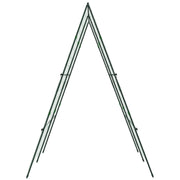 Adjustable Garden Trellis Frame for Climbing Plants Vegetables and Flowers Green AOSOM
