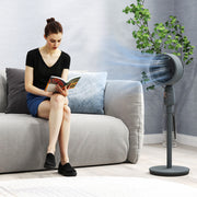 12 Inch Powerful Pedestal Fan with 3 Speeds and Oscillating Function for Home and Office by HOMCOM