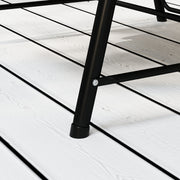 Dark Grey Rattan Hanging Swing Chair With Stand and Cushion for Garden and Balcony by Outsunny