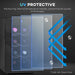 Mini Wine Fridge 8 Bottle 21L Freestanding or Under Counter with Glass Door and LED by HOMCOM