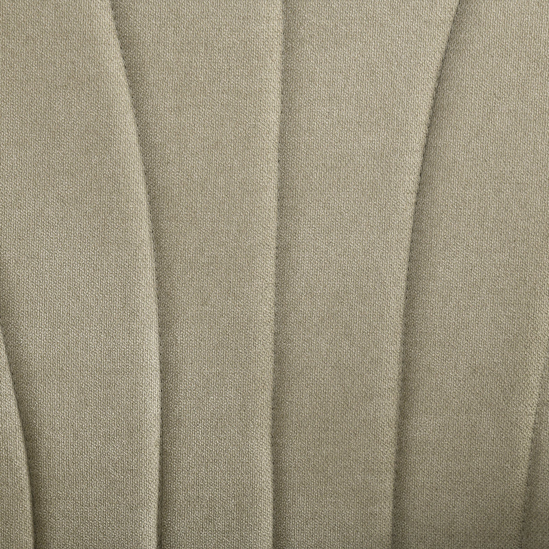 High Back Upholstered Accent Armchair with Rolled Arms and Wood Legs for Lounge, Beige