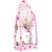 Kids Full Length Rotating Mirror with Storage Shelf Hot Pink by AIYAPLAY