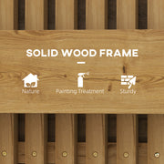 Set of 2 Wooden Wall Planters With Trellis and Drainage Ideal for Patio Gardening