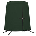 Egg Chair Cover for Outdoor Protection Waterproof Oxford Fabric with Zip Fastening Green Outsunny