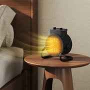 2000W Portable Ceramic Electric Heater With Fan Ideal For Home Or Office Use Black