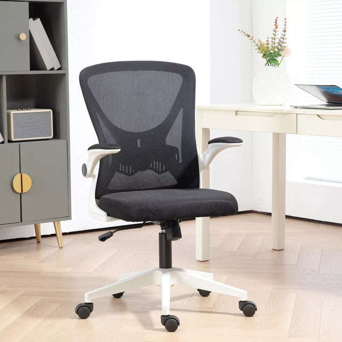 Image of a Mesh Office Chair With flip Up Arms