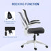 Image of a Mesh Office Chair With flip Up Arms