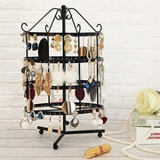 Metal Jewellery Stand, Black Songmics