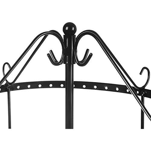 Metal Jewellery Stand, Black Songmics