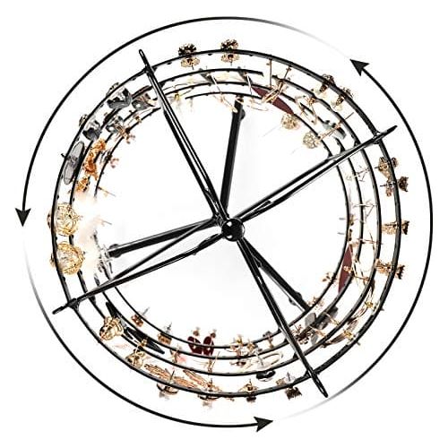Metal Jewellery Stand, Black Songmics
