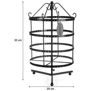 Metal Jewellery Stand, Black Songmics