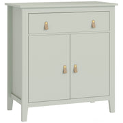 Farmhouse Style Sideboard with Storage Light Green Cabinet for Kitchen or Dining Room