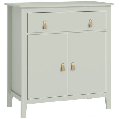 Farmhouse Style Sideboard with Storage Light Green Cabinet for Kitchen or Dining Room