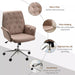 Image of a brown microfiber office chair