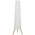 Dimmable Tripod Floor Lamp with Foot Switch for Living Room and Bedroom Lighting White AOSOM