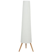 Dimmable Tripod Floor Lamp with Foot Switch for Living Room and Bedroom Lighting White AOSOM