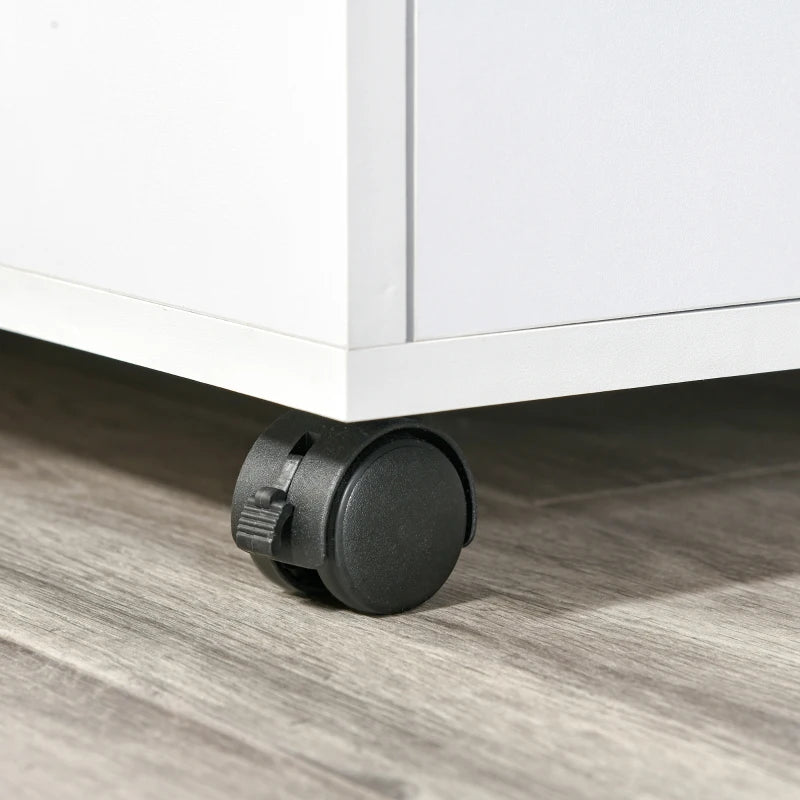 Mobile Printer Stand Unit, Modern, L60 x W50 x H65.5 cm