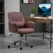 Image of a Modern Desk Chair With Arms and Swivel Wheels.