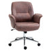 Image of a Modern Desk Chair With Arms and Swivel Wheels.