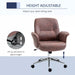 Image of a Modern Desk Chair With Arms and Swivel Wheels.