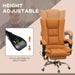 Image of a Modern Office Chair With Heat and Massage, Footrest, Swivel Wheels. 