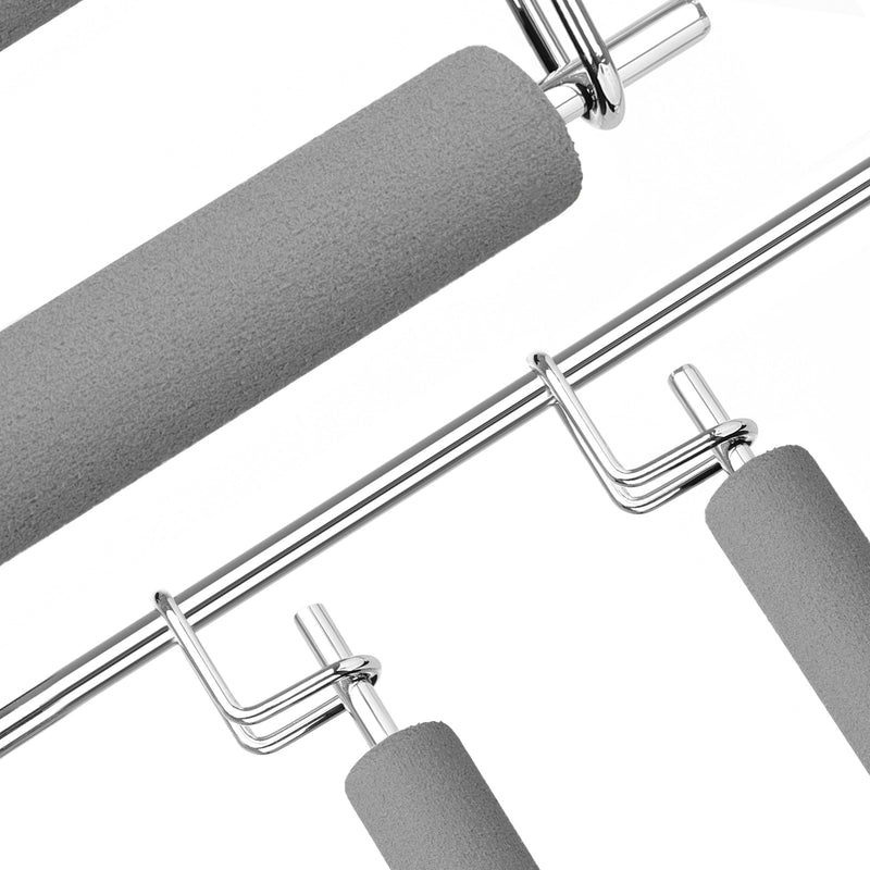 Multi Bar Trouser Hanger Space Saving Wardrobe Organiser for Clothes Storage by Songmics