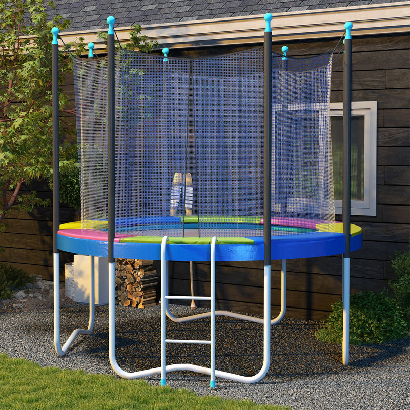 10FT Trampoline Spring Cover Waterproof UV Resistant Replacement Pad by SPORTNOW AOSOM