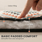Camping Mat for 4 People Waterproof and Padded for Picnics and Outdoor Use Colourful AOSOM