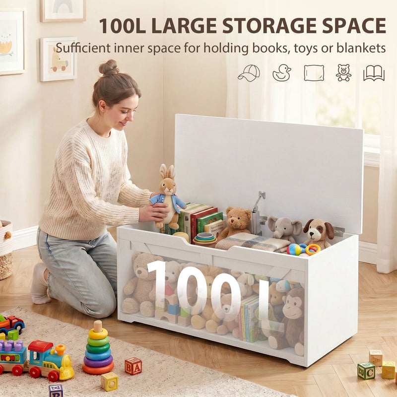 Storage bench 100L - White