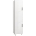Tall Freestanding Bathroom Cabinet with Adjustable Shelves and Double Doors by HOMCOM