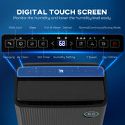 Portable Dehumidifier With Air Purifier and 5 Modes For Home and Laundry Use, Black