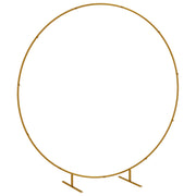 Metal Wedding Arch for Garden or Home Events with Stable Frame Gold AOSOM