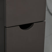 Tall Freestanding Bathroom Storage Cabinet With Shelves and Drawers Brown by HOMCOM