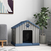 Waterproof Outdoor Dog Kennel for Medium Dogs Ideal for Garden and Patio Use Grey