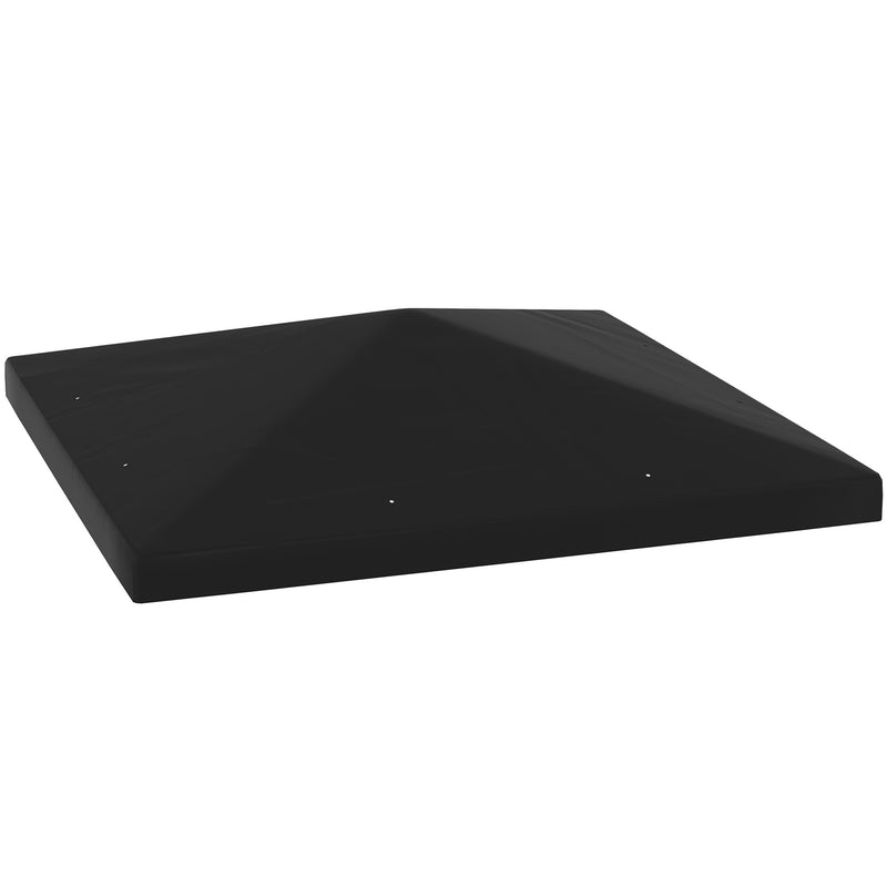 Black 3 x 3m Gazebo Top Replacement by Outsunny