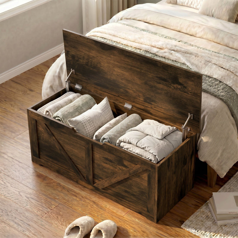 Storage bench 127L - Brown