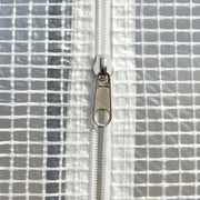 Walk In Polytunnel Greenhouse With UV Resistant Cover And Roll Up Sides For Garden, White