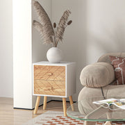 Nordic Bedside Tables Set of 2 Homcom
