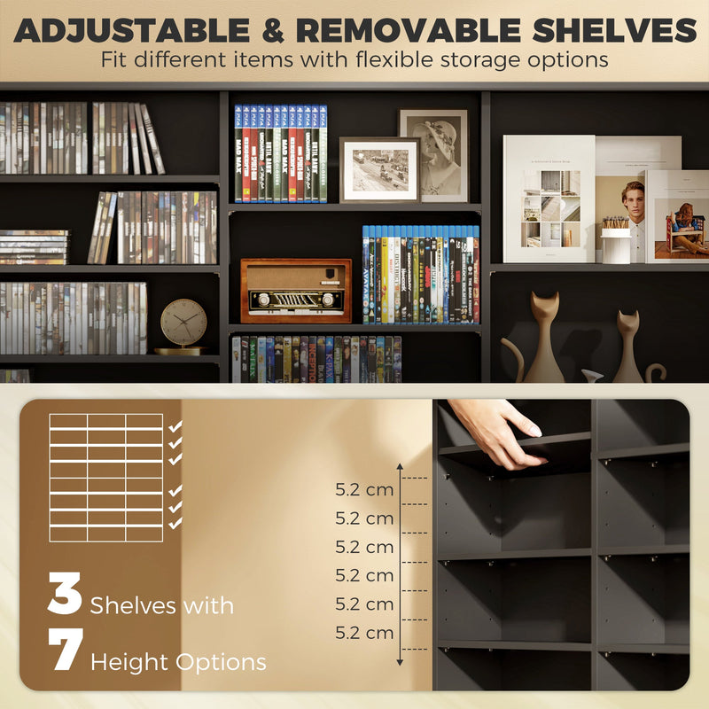 Media Storage Unit Black - image 5