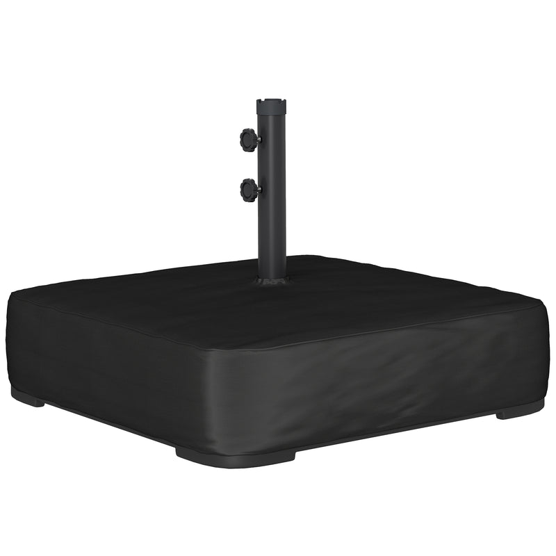 Umbrella Base for Garden and Patio Secure Heavy Duty Parasol Stand Easy Fill Black