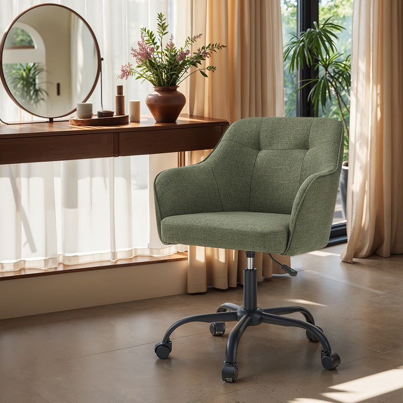 Ergonomic Swivel Office Chair with Adjustable Height and Lumbar Support by Songmics