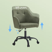 Ergonomic Swivel Office Chair with Adjustable Height and Lumbar Support by Songmics
