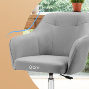 Ergonomic Swivel Office Chair with Adjustable Height and Lumbar Support by Songmics